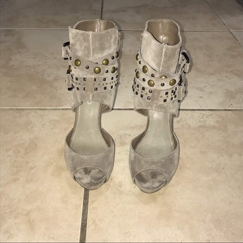 Aldo High Heel Olive Green Bootie