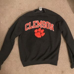 Clemson crew neck sweatshirt