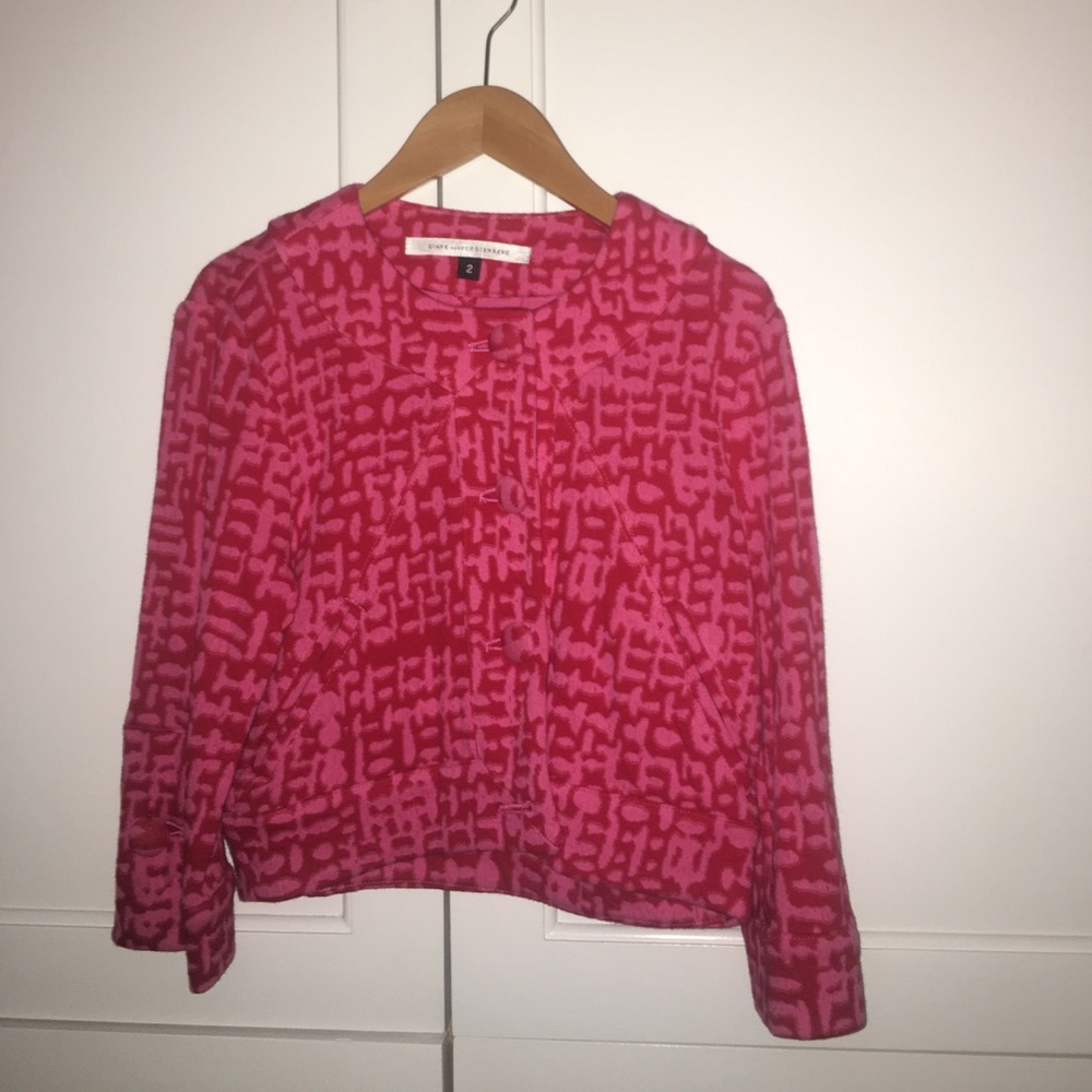 DVF semi thick cardigan