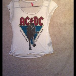 ACDC Burnout Tee