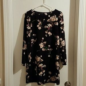 3/4 length shift dress