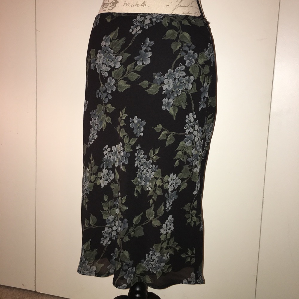 Floral long skirt