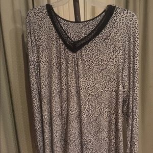 Long sleeve Leopard Print Lounge Top