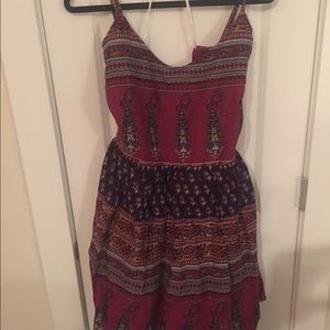 Forever 21 multi patterned dress