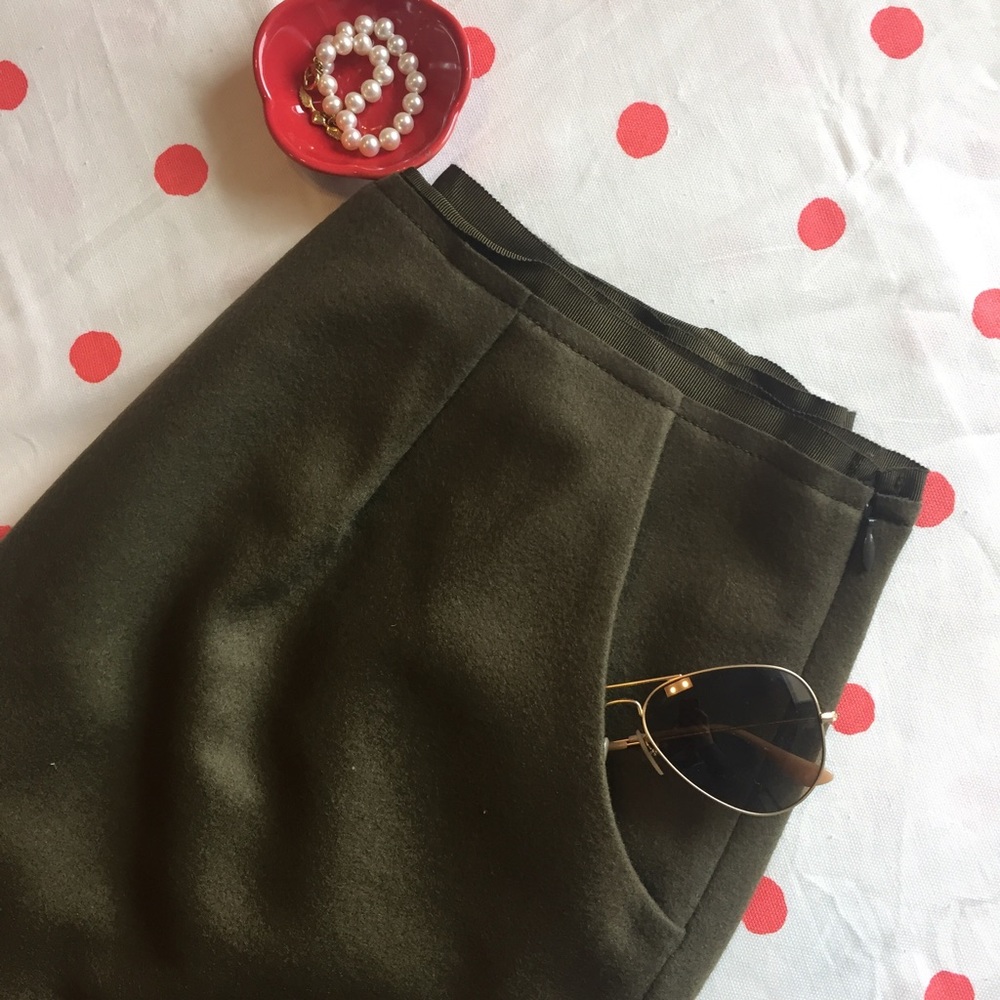 💕HP💕 J.Crew Wool Mini Skirt