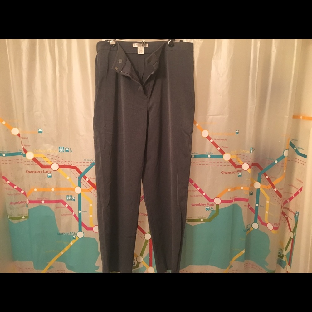 Gray dress pants