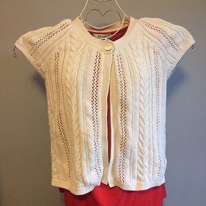 Sonoma Tops - Short-sleeved cable knit sweater Sonoma Tops - Short-sleeved cable knit sweater