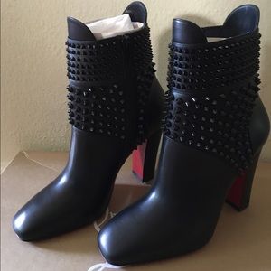 Christian Louboutin "Praguoise" Spike Boots