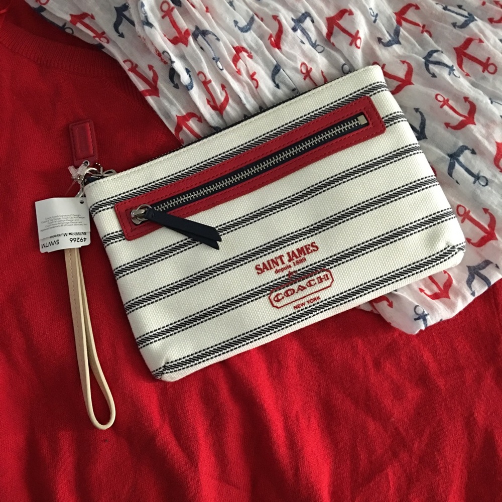 Coach Legacy Weekend St James wristlet