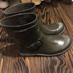 ☔️Authentic Coach rain boots 8☔️