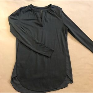Slate blue long sleeves tee from LOFT