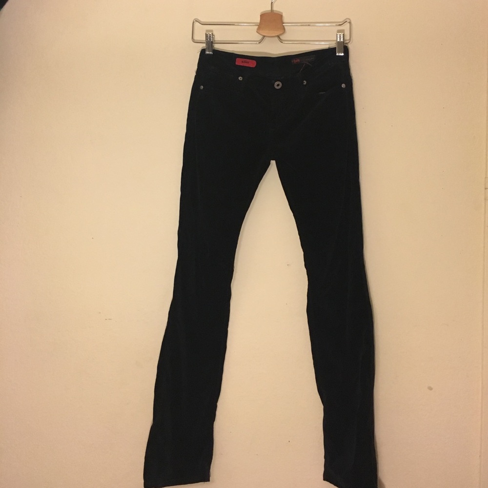 Black Velvet/Corduroy Pants
