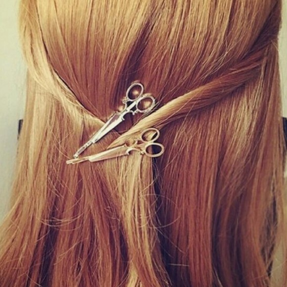 2 Scissor Hair Clips - Picture 3 of 5