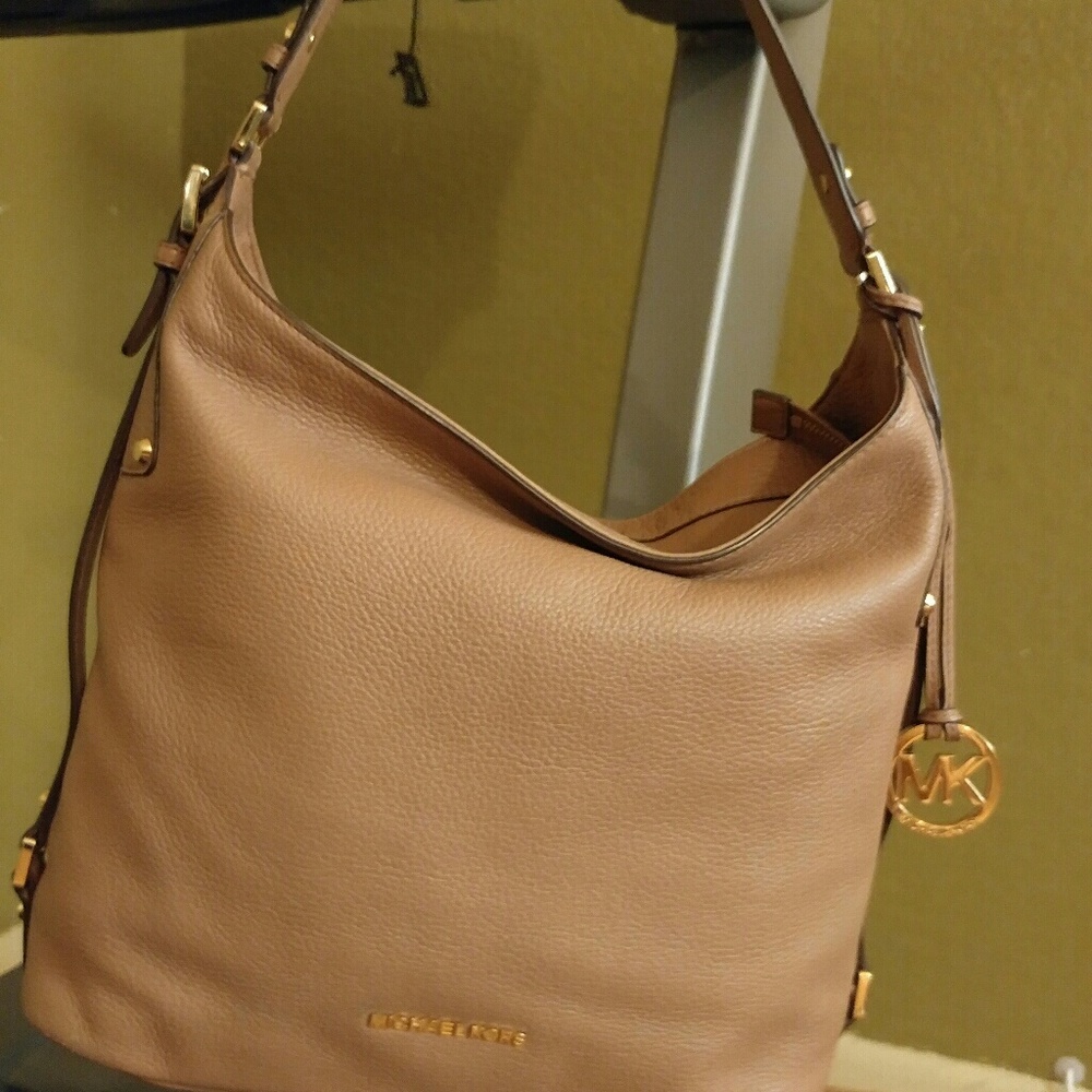 Michael Kors leather hobo shoulder bag
