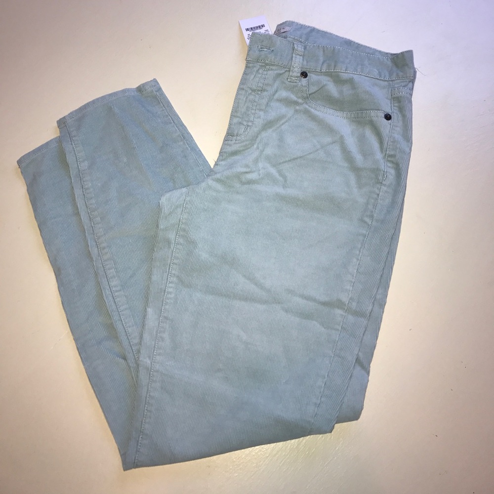 J. Crew light blue corduroy pants- NEVER WORN