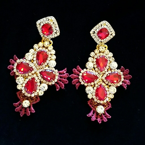 Handmade Earrings (Choker or ring can be made) - Picture 2 of 8