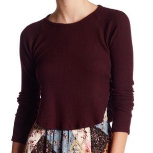 Crop top sweater