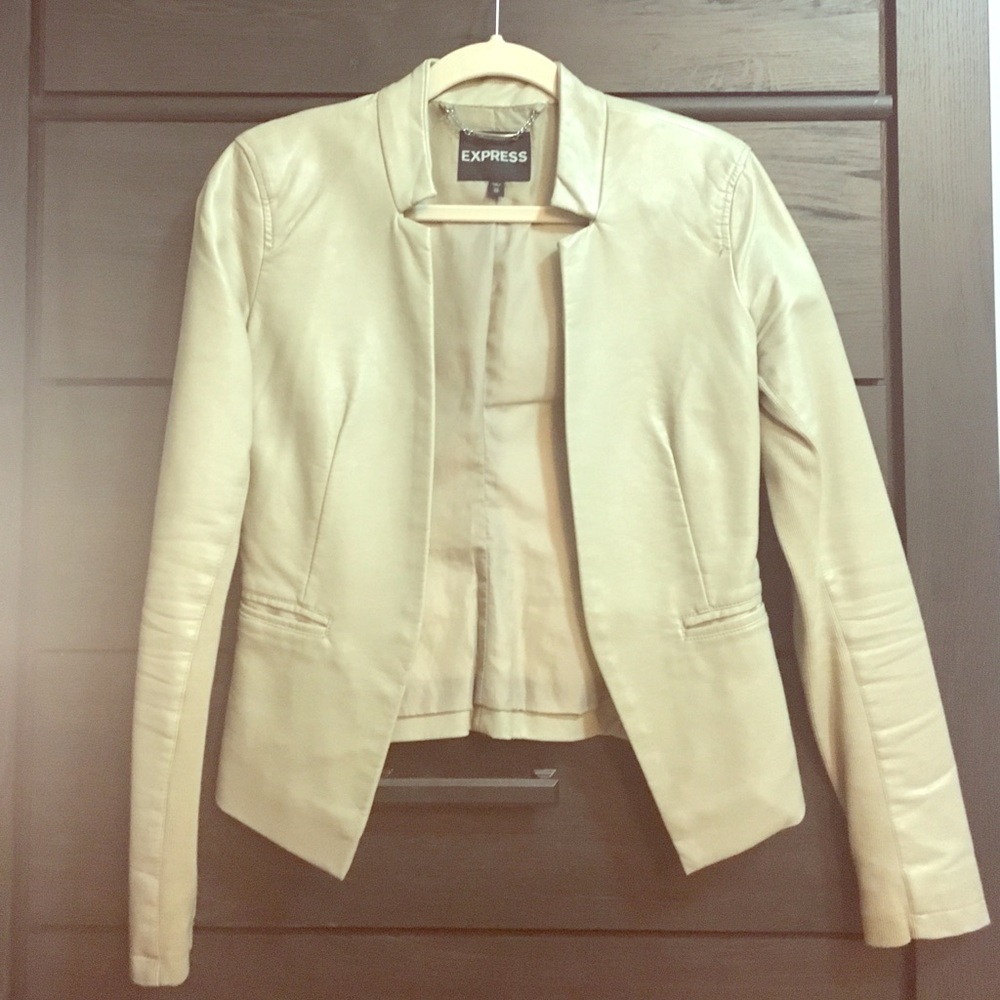 EXPRESS faux leather Blazer