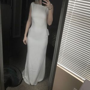 Ivory formal dress