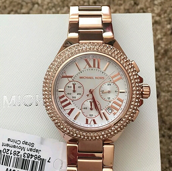 MICHAEL KORS Rose Camille Swarovski Crystal watch - Picture 4 of 5
