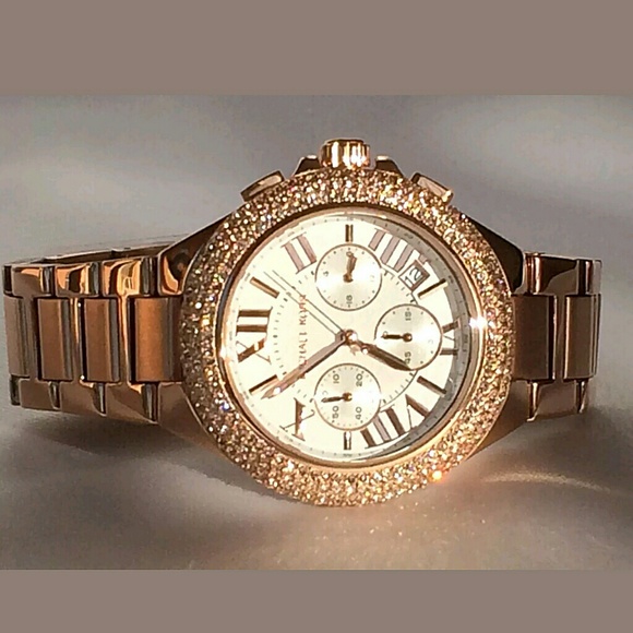 MICHAEL KORS Rose Camille Swarovski Crystal watch - Picture 5 of 5