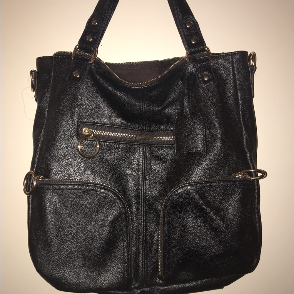 Deena and Ozzy faux leather bag--great condition