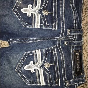 Rock revival jeans . Straight pant