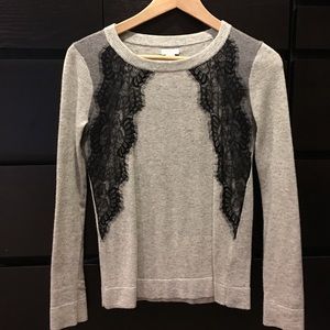 J. Crew sweater with lace XXS