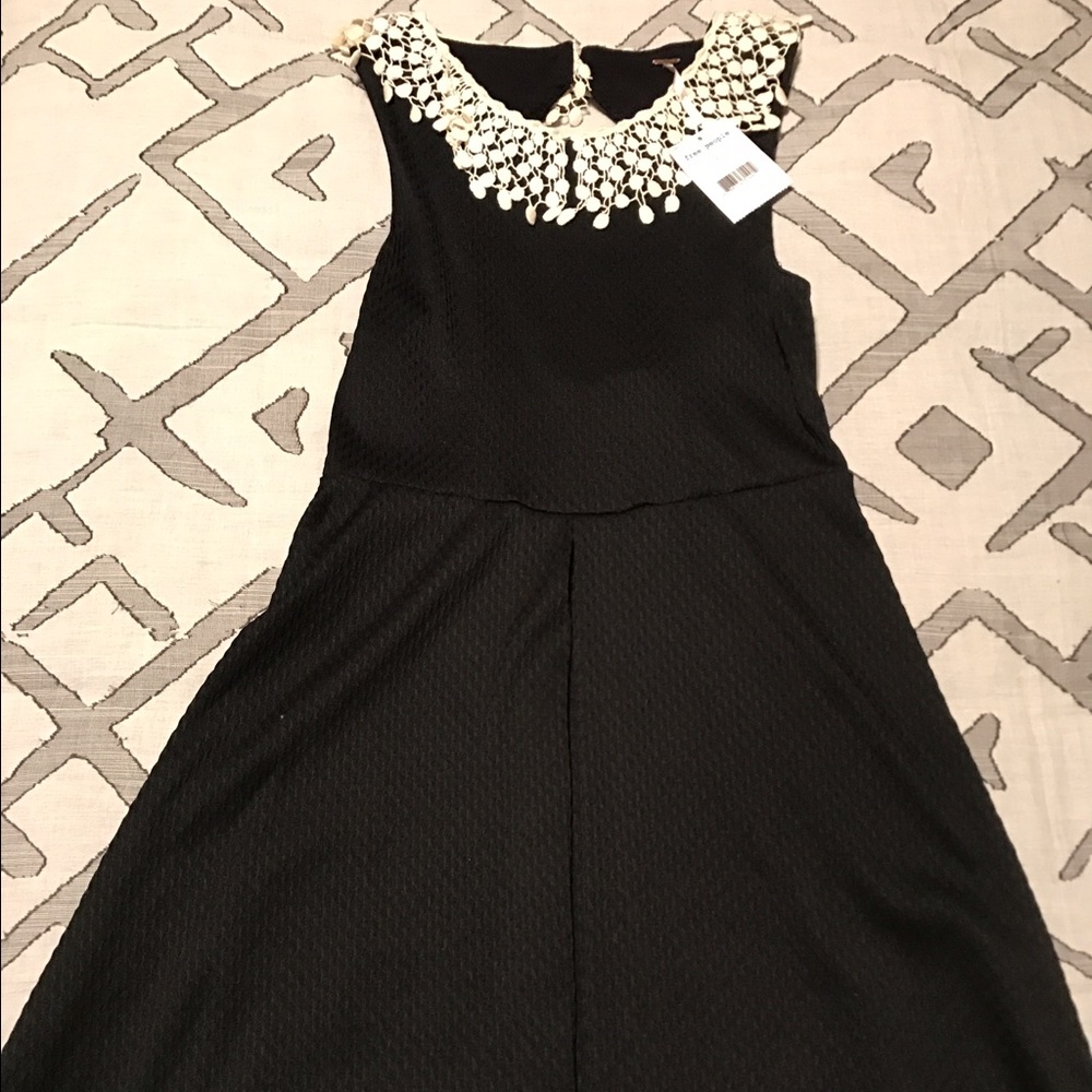 Free People Black Comb Dress