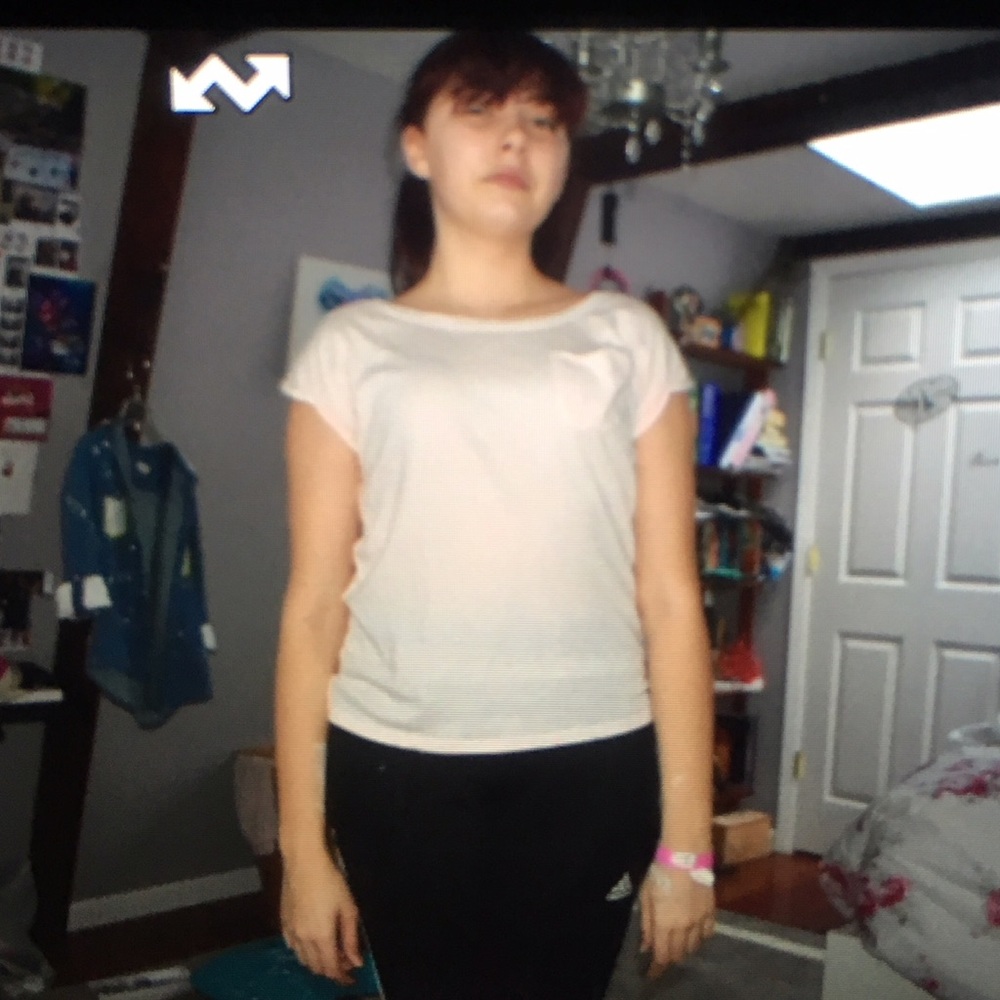 Pastel Pink flowy top