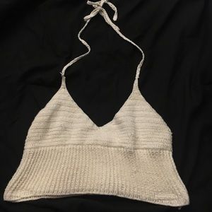 Crotchet knit top
