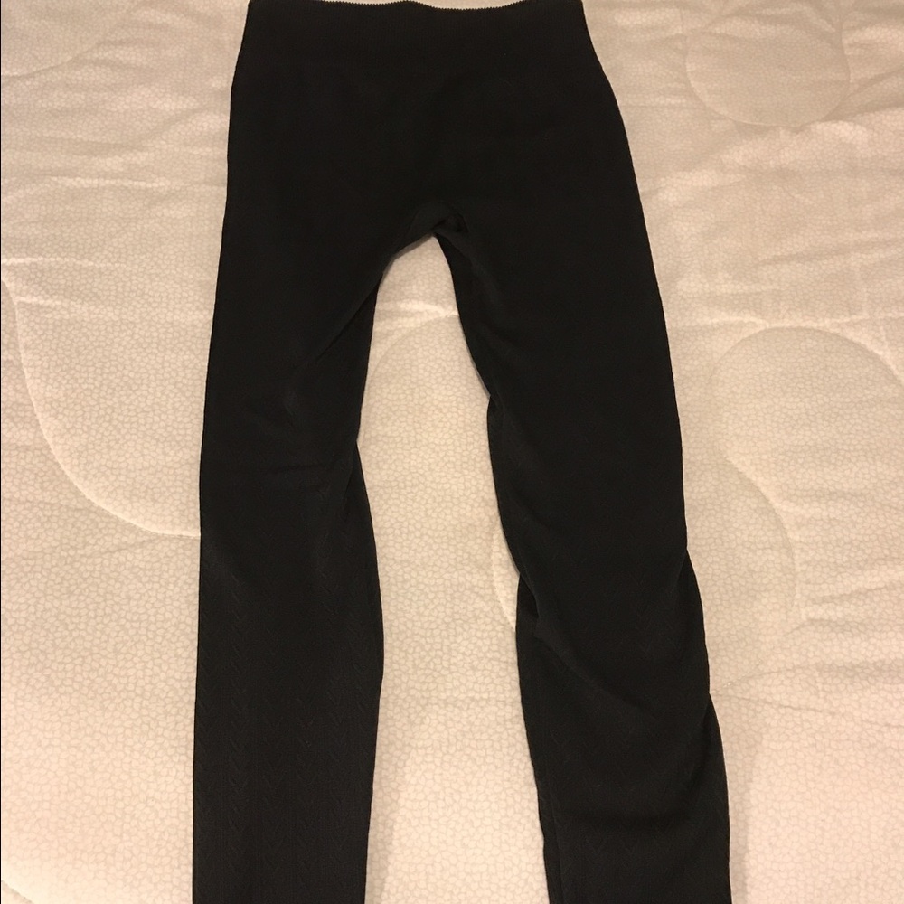 Small/Medium Black Fleece-Lined Leggings