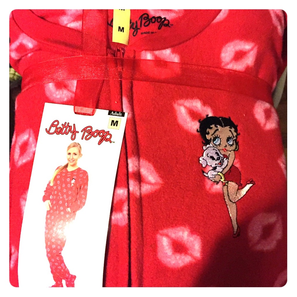 One piece Footed fleece pajamas