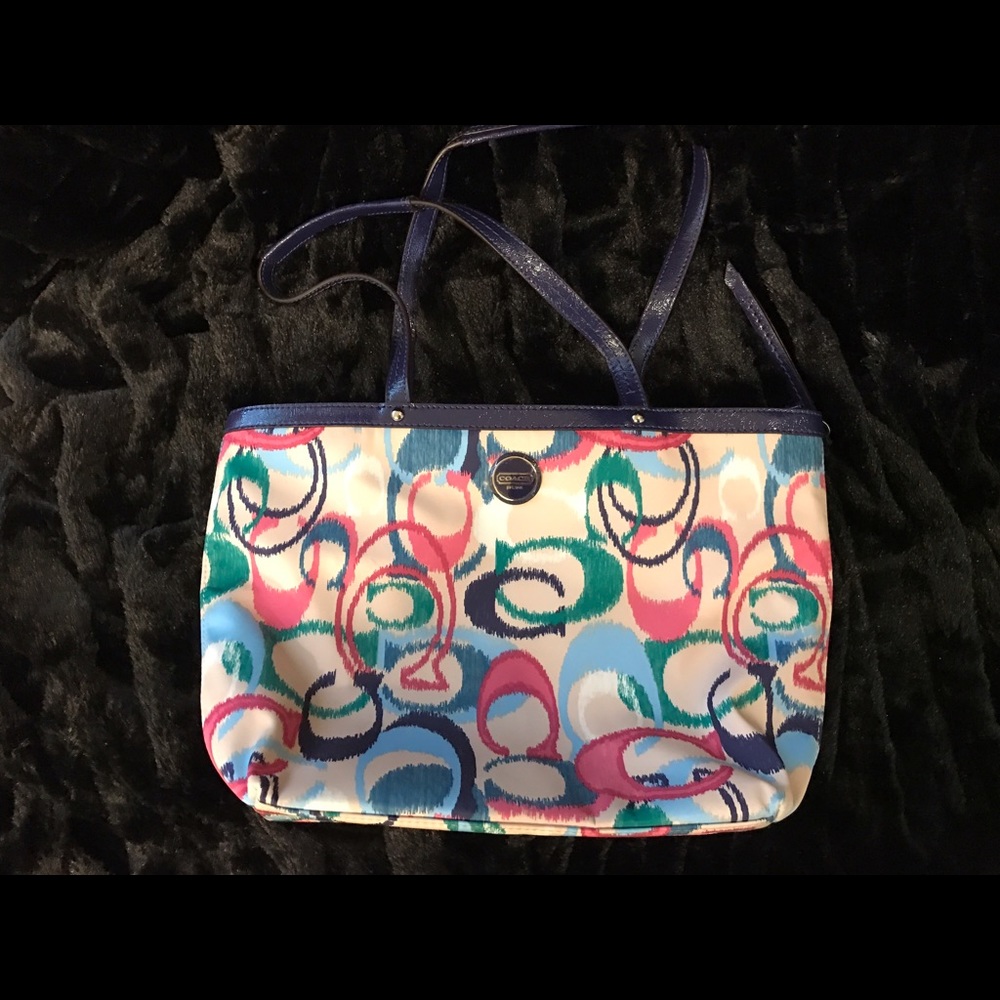 Coach Multi Color Fabric