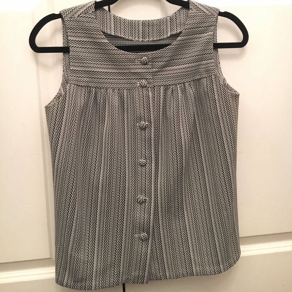 Vintage poly top