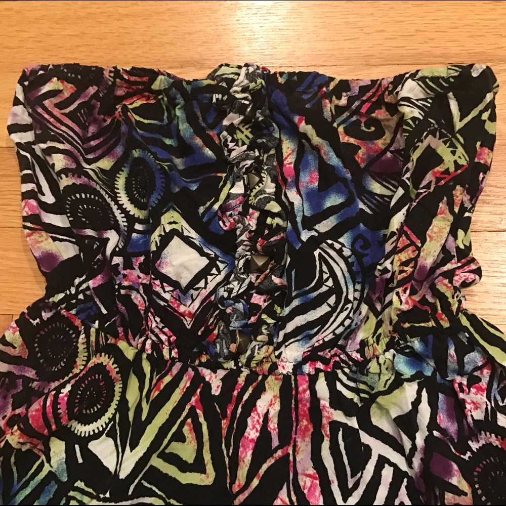 Material Girl Strapless Funky Dress ๐ฅ - Picture 2 of 4