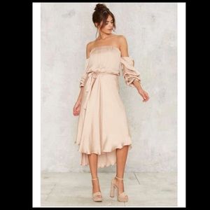 Satin Midi Dress
