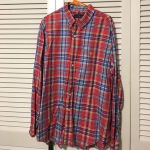 Men's long sleeve button down