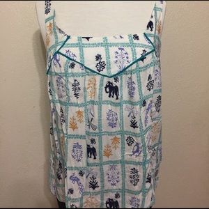 Anthropologie Maeve sleeveless blouse sz M