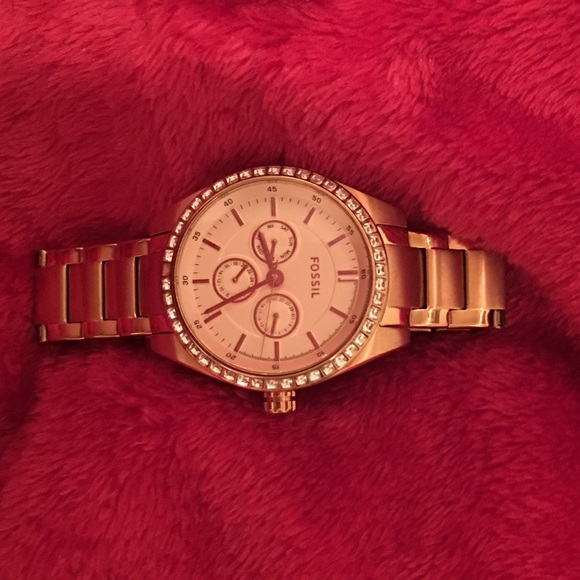 Fossil gold embellished watch - Picture 1 of 1