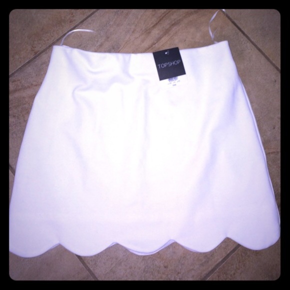 NWT TopShop White Skirt - Picture 2 of 2