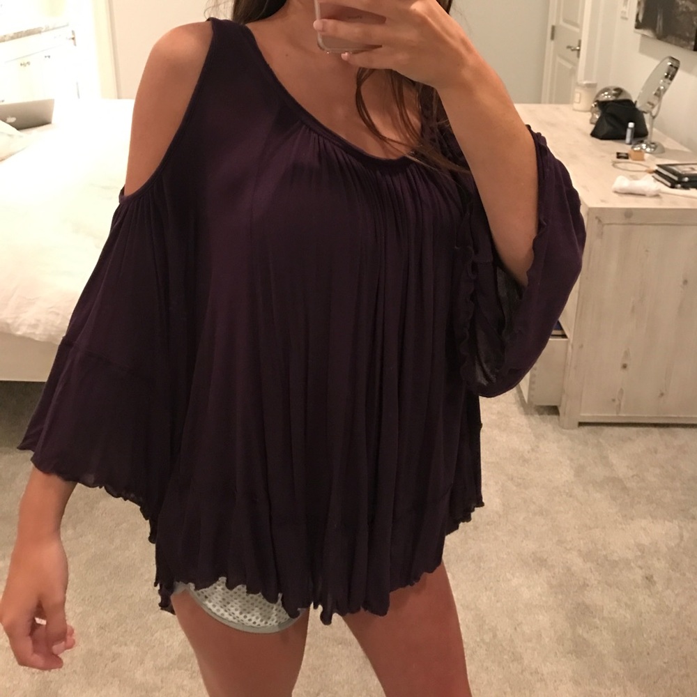 Free people cold shoulder top