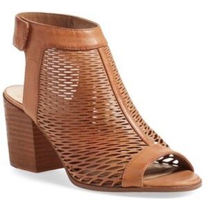 Vince Camuto Lavette Perforated Peep Toe Bootie