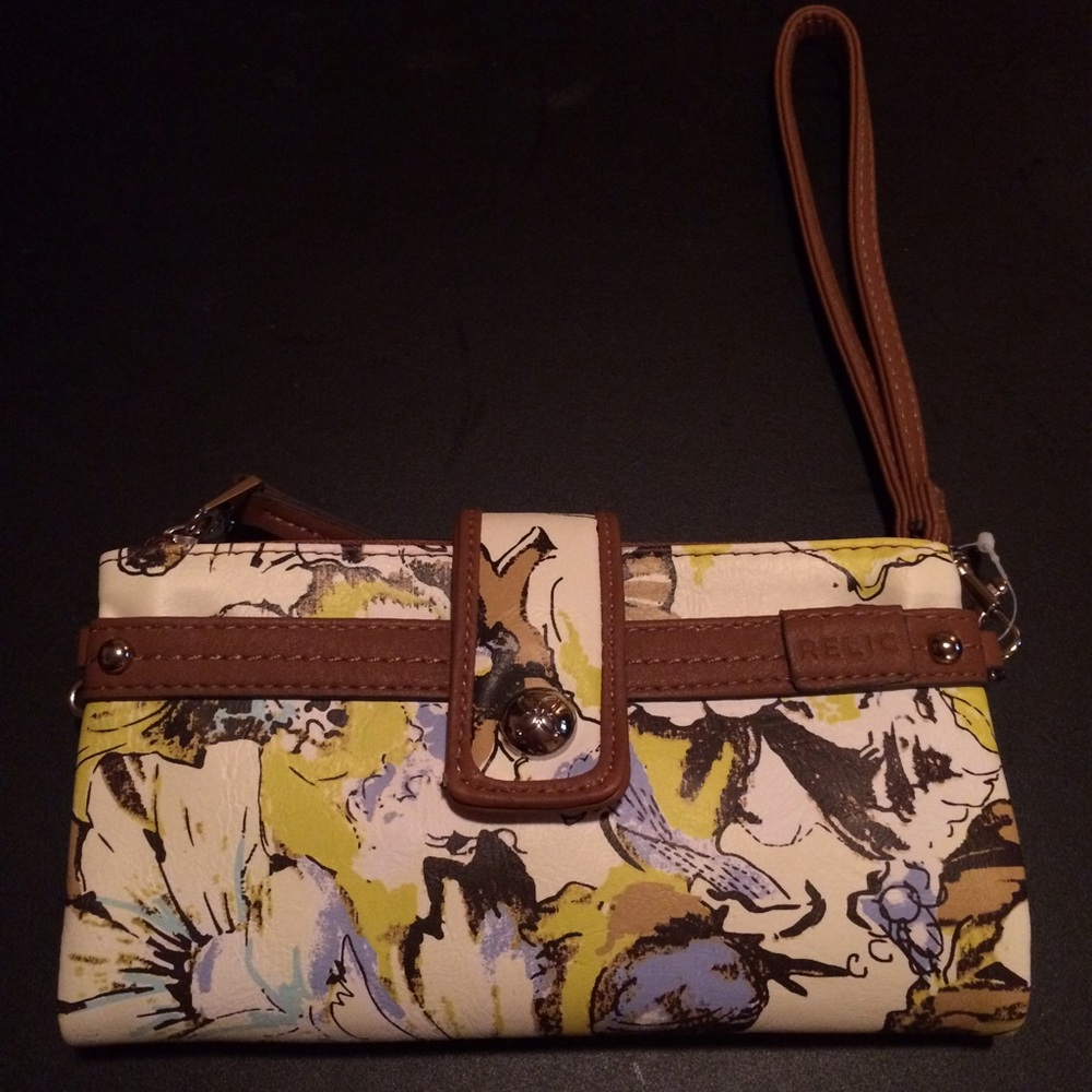 Relic Floral Wallet w/ Crossbody optional
