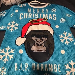 R.i.p Harambe Christmas sweater