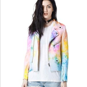 Unif Moto Jacket 🍭🌈🦄 (I Dye)