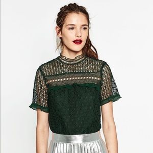 Zara Lace Blouse