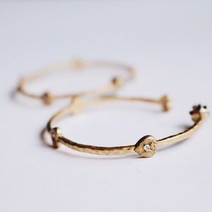 Juicy Couture Gold Hoop Earrings