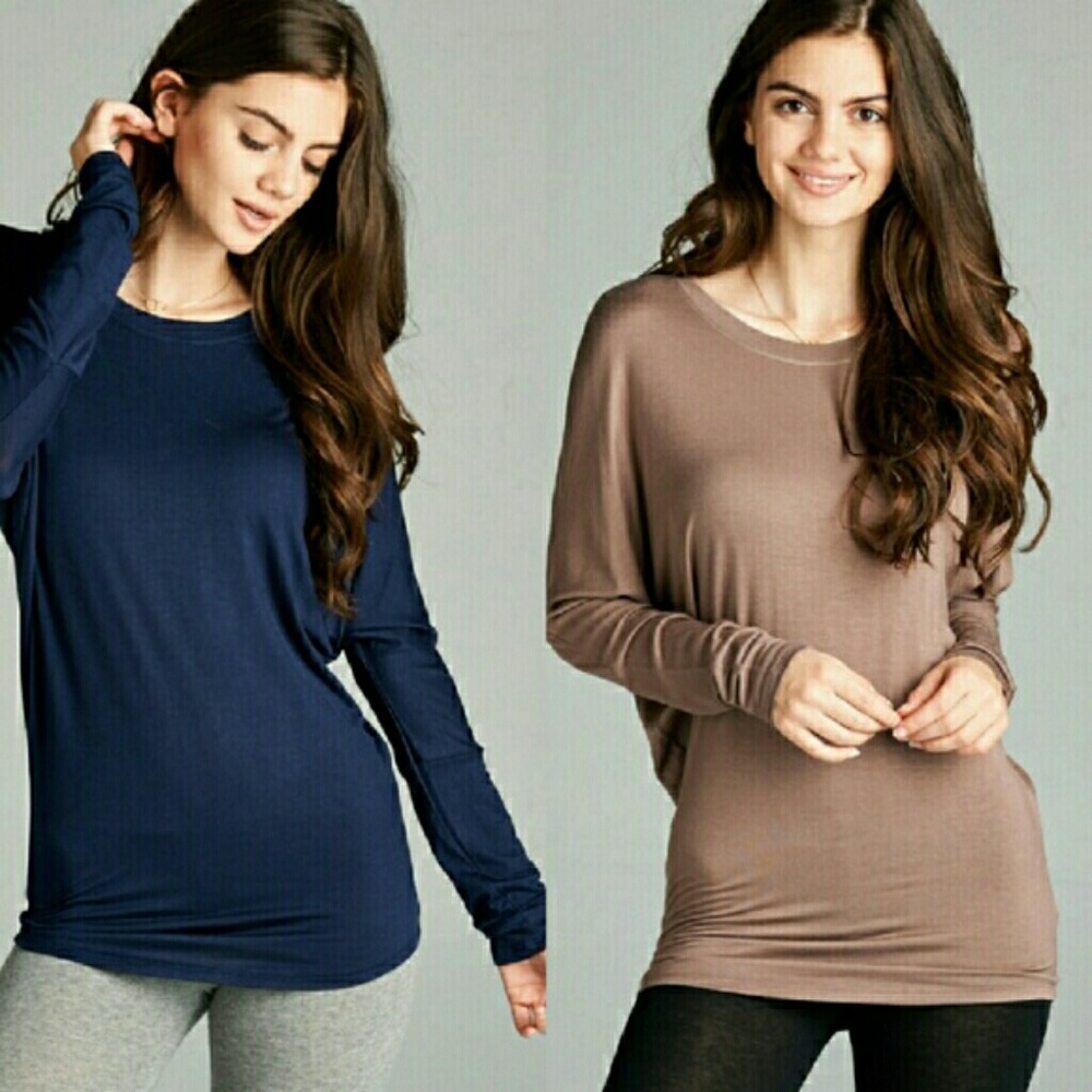 $5 when bundled - Long Sleeve Round Neck Top