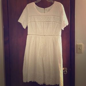 White lace dress